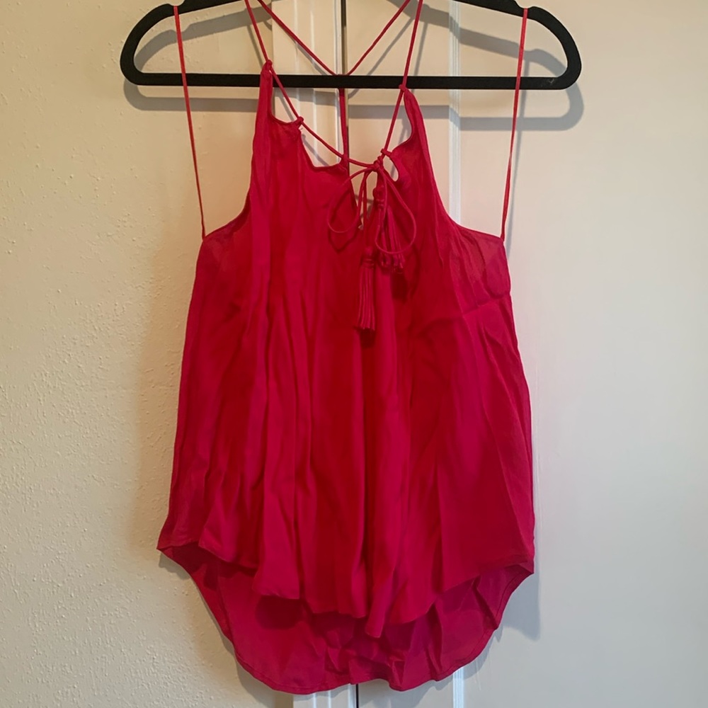Astr The Label Tassle Tie Camisole